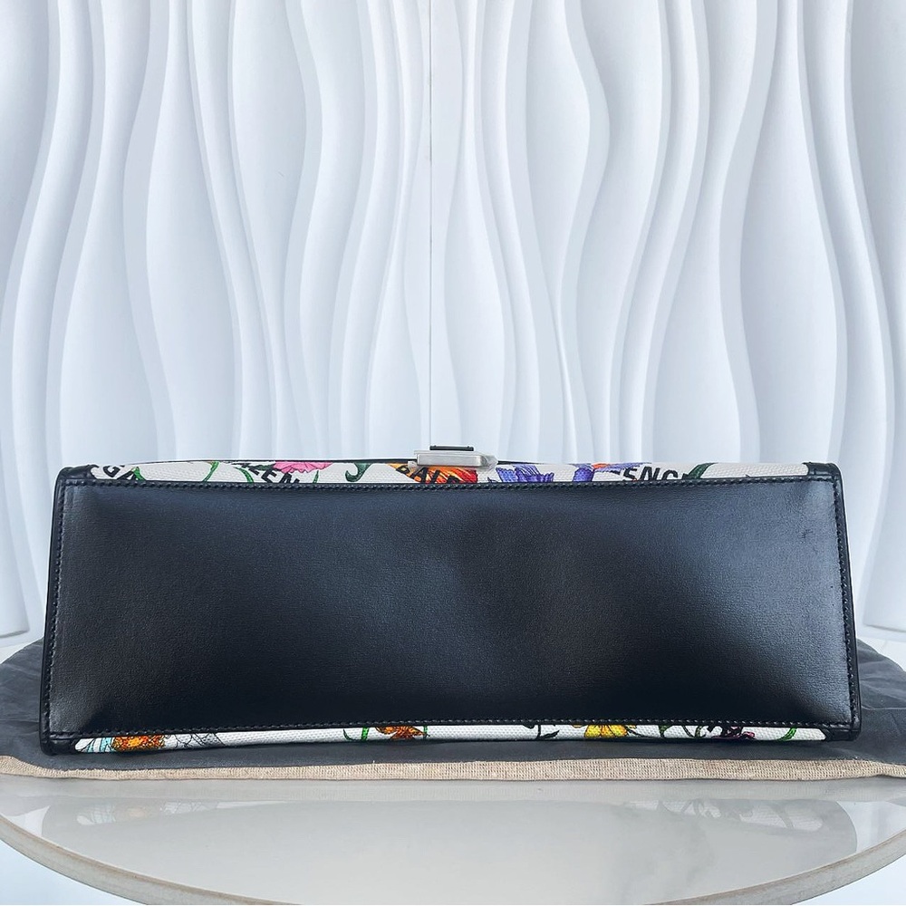 Balenciaga Floral Print Top Handle & Crossbody Bag - Picture 5 of 12